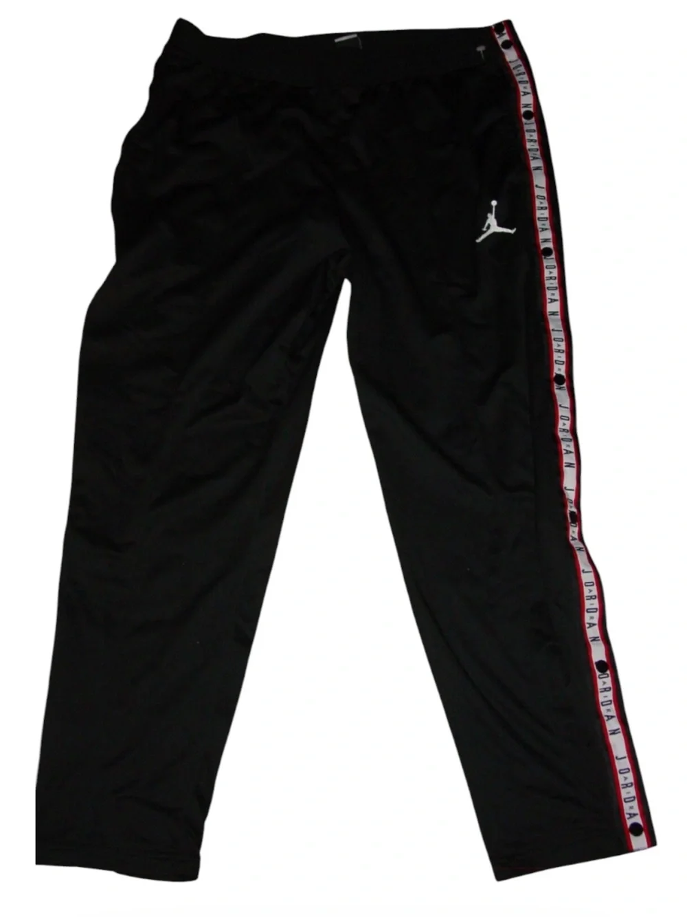 Nike Air Jordan Men’s M Tear Away Snap Basketball Track Pants Black AJ1106-010